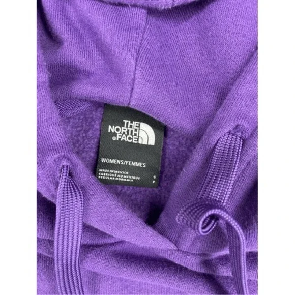 The North Face Pullover Hoodie Sweatshirt Womens S Purple Half Dome Logo Outdoor - Picture 5 of 8